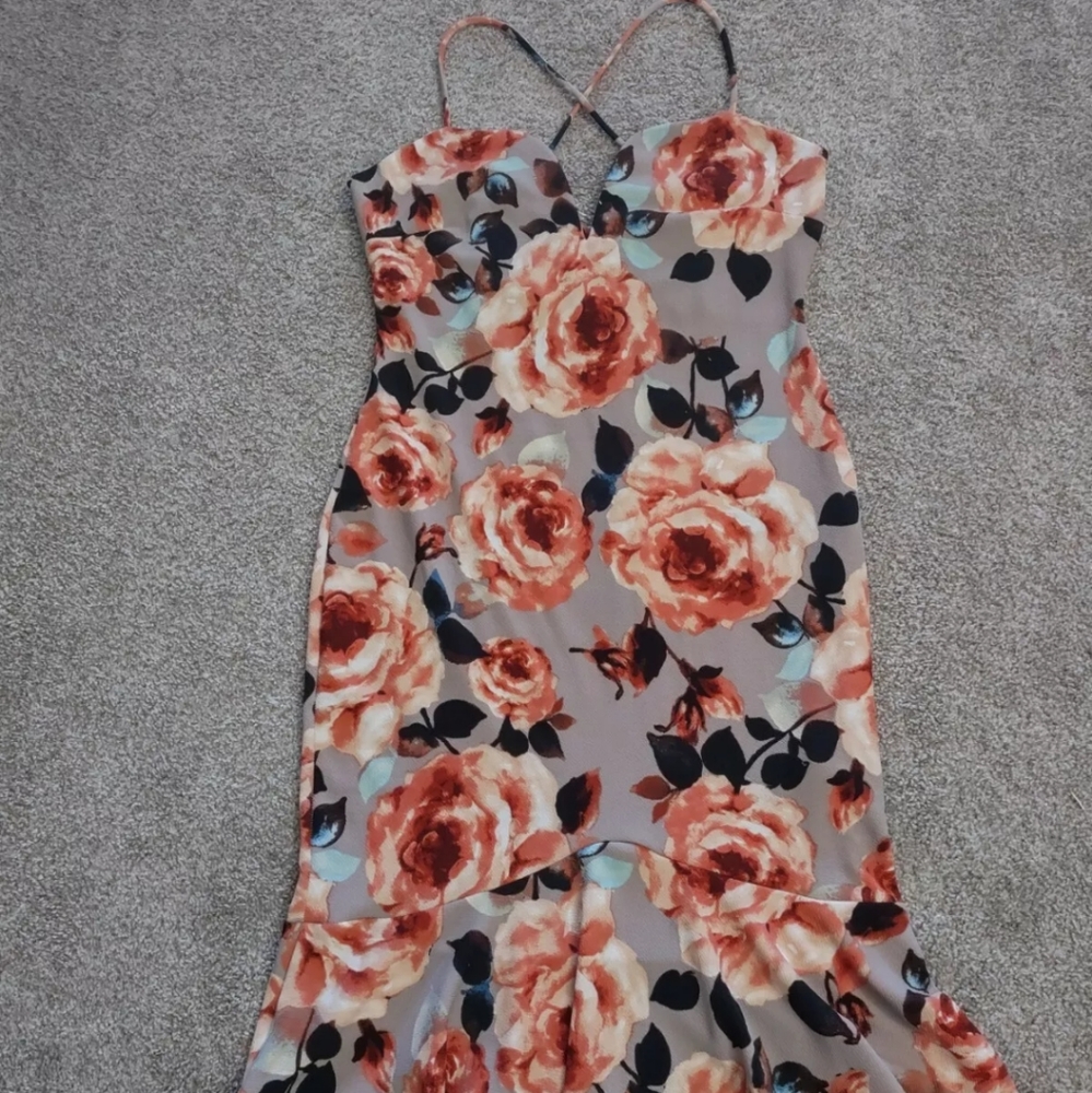 Woman's floral dress Sz 16